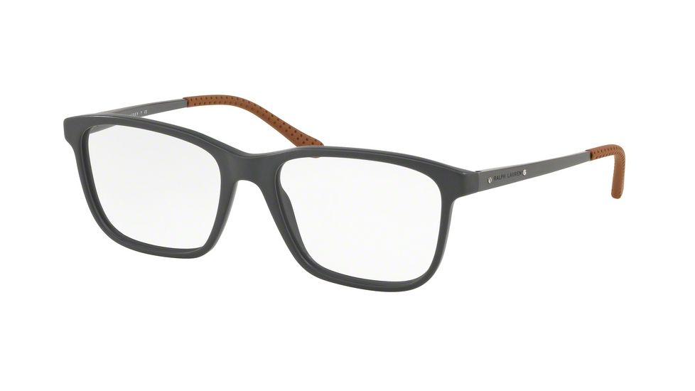 Ralph Lauren RL6173 Prescription Eyeglasses, 56mm, Matte Grey, RL6173-5635-56-SV