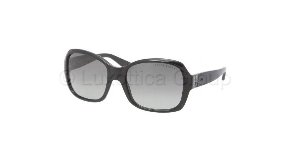 Ralph Lauren RL8075B Progressive Prescription Sunglasses RL8075B-500111-5518 - Frame Color Black, Lens Diameter 55 mm