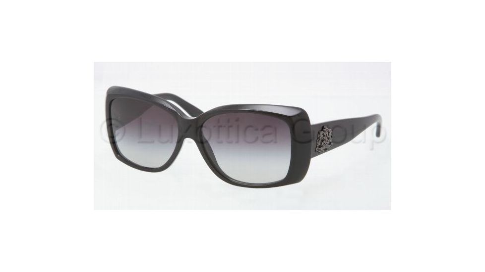 Ralph Lauren RL8080 Sunglasses 50018G-5714 - Black Frame, Gray Gradient Lenses