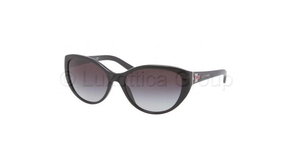 Ralph Lauren RL8098 Single Vision Prescription Sunglasses RL8098-50018G-5817 - Frame Color Black, Lens Diameter 58 mm