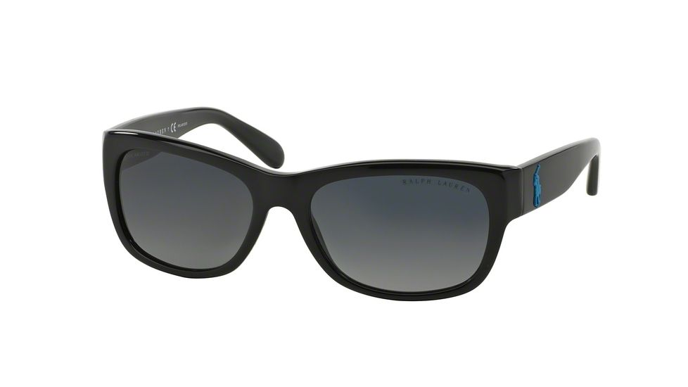 Ralph Lauren RL8106 Single Vision Prescription Sunglasses RL8106-5001T3-56 - Lens Diameter 56 mm, Lens Diameter 56 mm, Frame Color Black