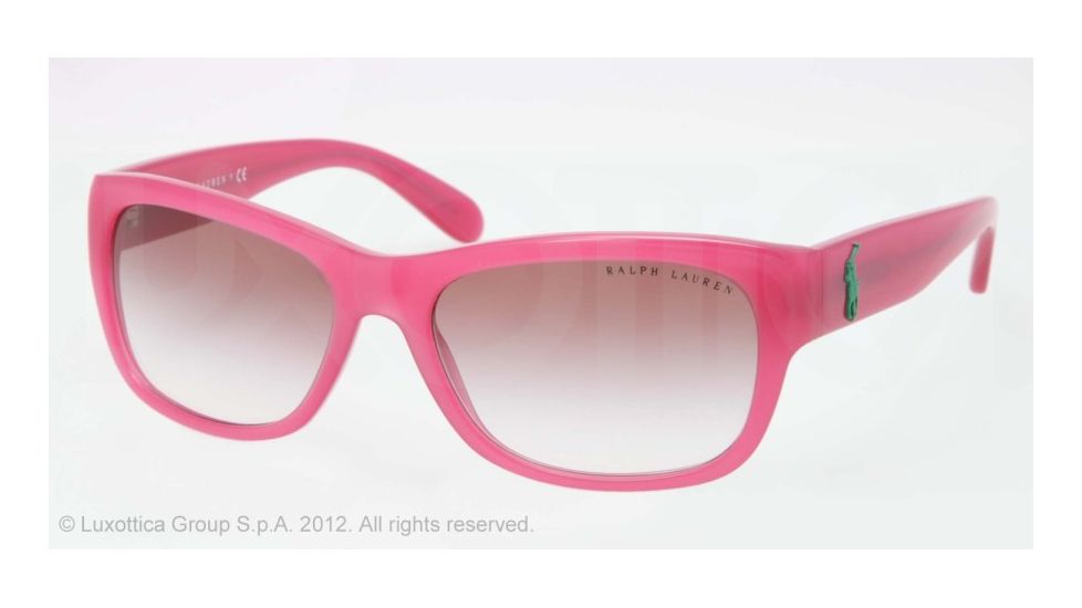 Ralph Lauren RL8106 Single Vision Prescription Sunglasses RL8106-54118D-56 - Lens Diameter 56 mm, Lens Diameter 56 mm, Frame Color Pink