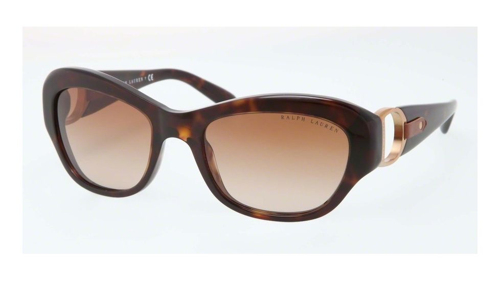 Ralph Lauren RL8117Q Progressive Prescription Sunglasses RL8117Q-500313-54 - Lens Diameter 54 mm, Frame Color Dark Havana