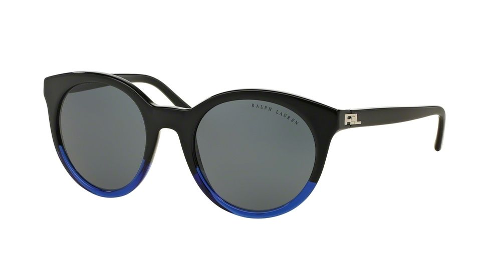 Ralph Lauren RL8138 Single Vision Prescription Sunglasses RL8138-558287-54 - Lens Diameter 54 mm, Frame Color Black Gradient Blue