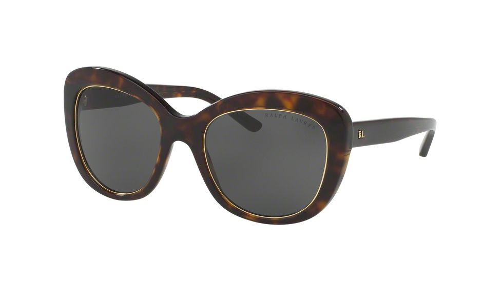 Ralph Lauren RL8149 Single Vision Prescription Sunglasses RL8149-500387-53 - Lens Diameter 53 mm, Frame Color Dark Havana