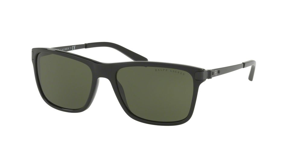 Ralph Lauren RL8155 Single Vision Prescription Sunglasses RL8155-500171-57 - Lens Diameter 57 mm, Frame Color Black
