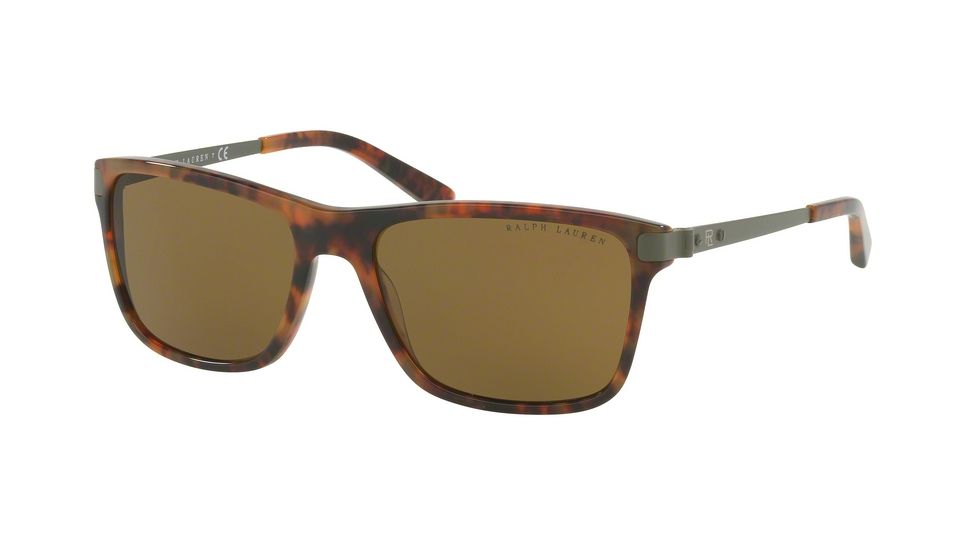 Ralph Lauren RL8155 Single Vision Prescription Sunglasses RL8155-501773-57 - Lens Diameter 57 mm, Frame Color Jerry Havana
