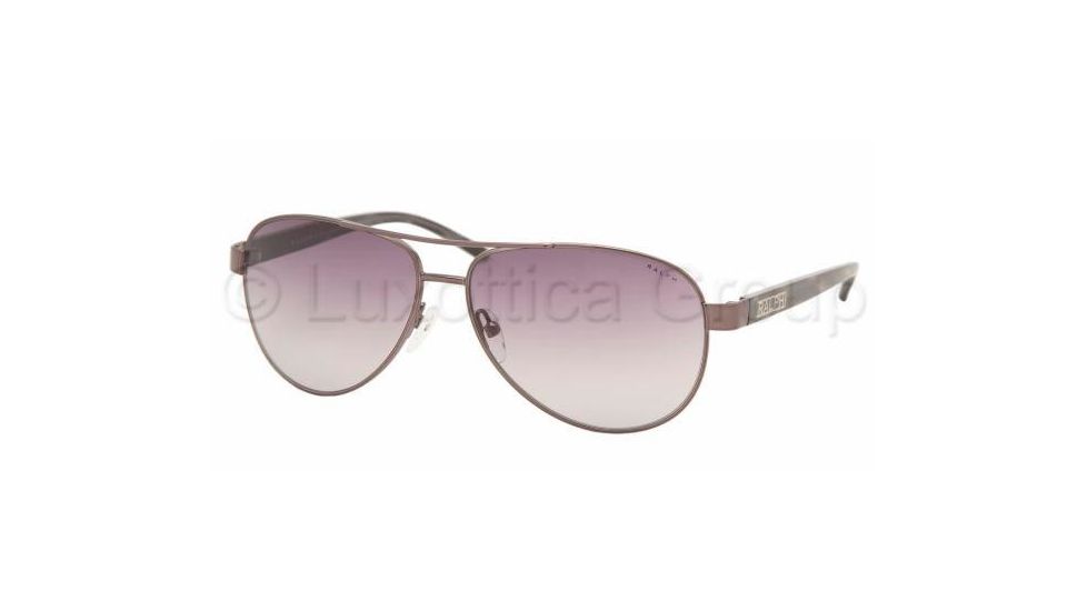 Ralph RA 4004 Sunglasses Styles - Gunmetal/Grey Horn Gray Gradient Frame, 103-11-5913