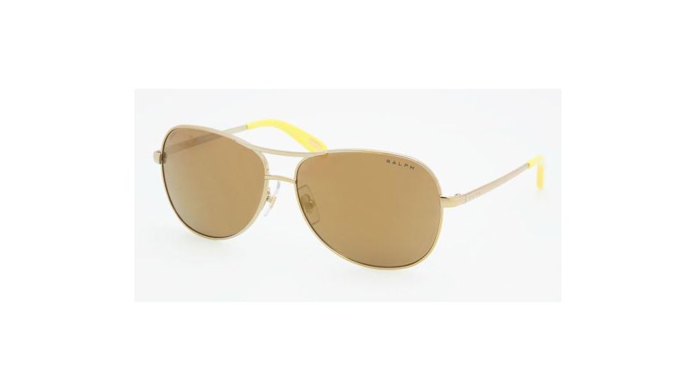 Ralph RA 4069 Sunglasses Styles - Gold Brown Mirror Bronze Frame, 106-97-5813