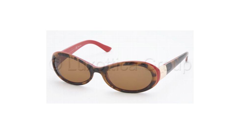 Ralph RA5003 SV Prescription Sunglasses - Spotty Tort/Red Brown Frame / 52 mm Prescription Lenses, 604-73-5218