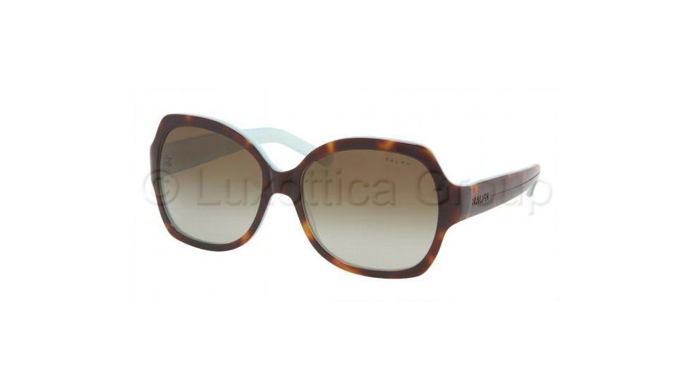 Ralph RA5108 SV Prescription Sunglasses, Light Tort/Turquoise Frame / 58 mm Prescription Lenses, 601 13 5816