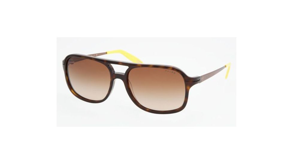 Ralph RA 5125 Sunglasses Styles - Dark Tortoise Brown Gradient Frame, 510-13-5616