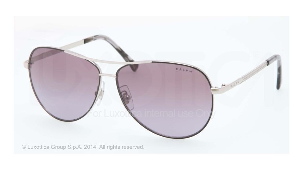Ralph RA4109 Bifocal Prescription Sunglasses RA4109-285-8H-59 - Lens Diameter 59 mm, Frame Color Shiny Silver/Black