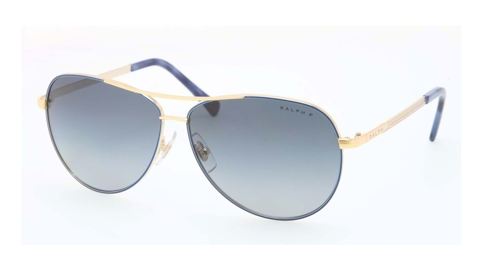 Ralph RA4109 Bifocal Prescription Sunglasses RA4109-296-4U-59 - Lens Diameter 59 mm, Frame Color Shiny Gold/blue