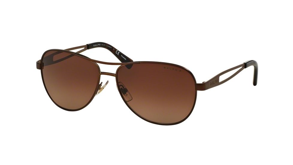 Ralph RA4115 Sunglasses 3101T5-58 - Satin Brown Frame, Brown Gradient Polarized Lenses