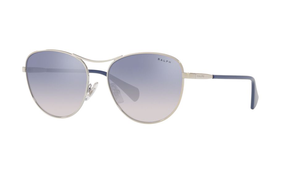 Ralph RA4126 Bifocal Prescription Sunglasses, 57mm, Silver, RA4126-90017B-57-BI