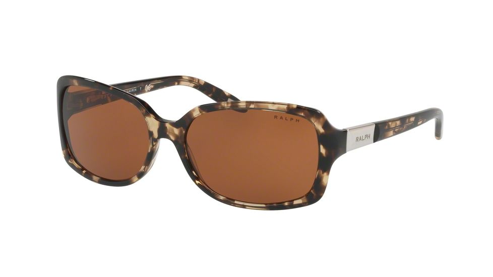 Ralph RA5130 RA5130 Progressive Prescription Sunglasses, 58mm, Smoky Tortoise, RA5130-169173-58-PRO