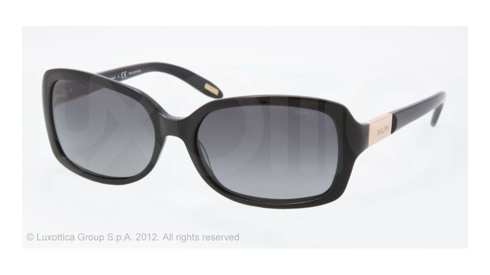 Ralph RA5130 RA5130 Progressive Prescription Sunglasses RA5130-501-T3-58 - Lens Diameter 58 mm, Frame Color Black