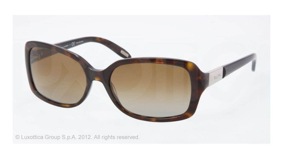 Ralph RA5130 RA5130 Progressive Prescription Sunglasses RA5130-510-T5-58 - Lens Diameter 58 mm, Frame Color Dk Tortoise