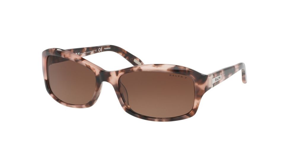 Ralph RA5137 RA5137 Bifocal Prescription Sunglasses RA5137-1463T5-58 - Lens Diameter 58 mm, Frame Color Pink Tortoise