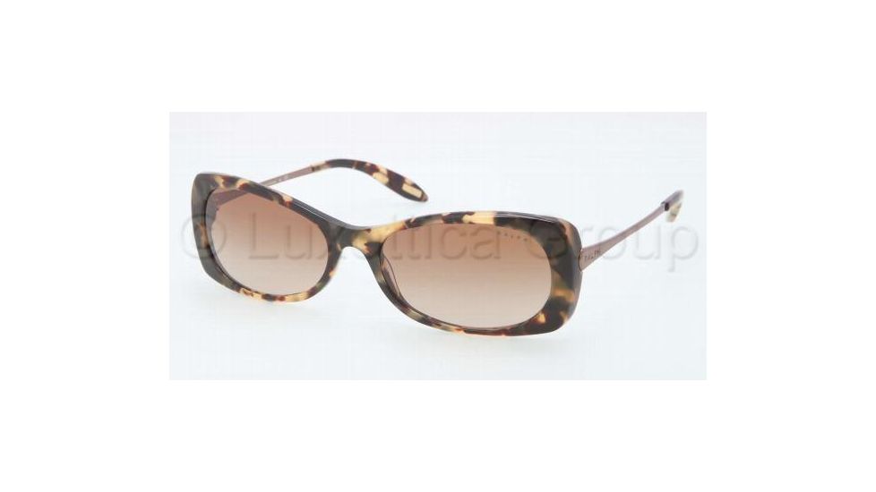 Ralph RA5158 RA5158 Sunglasses 905/13-5717 - Vintage Tortoise Frame, Smoke Gradient Lenses