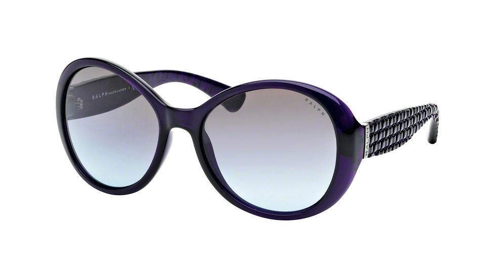 Ralph RA5175 RA5175 Progressive Prescription Sunglasses RA5175-517-48-56 - Lens Diameter 56 mm, Frame Color Plum