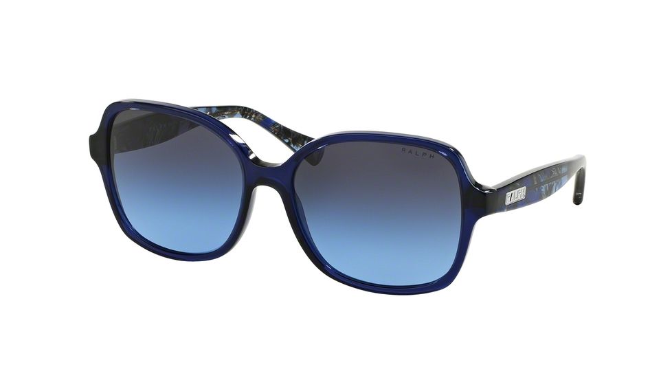 Ralph RA5186 Sunglasses 132079-57 - Blue/blue Tortoise Frame, Blue Gradient Lenses