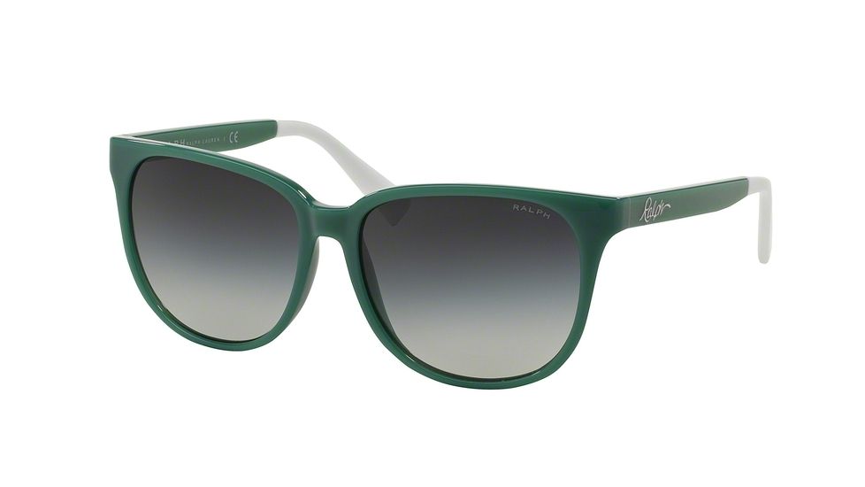 Ralph RA5194 Sunglasses 132111-57 - Turquoise Frame, Grey Gradient Lenses