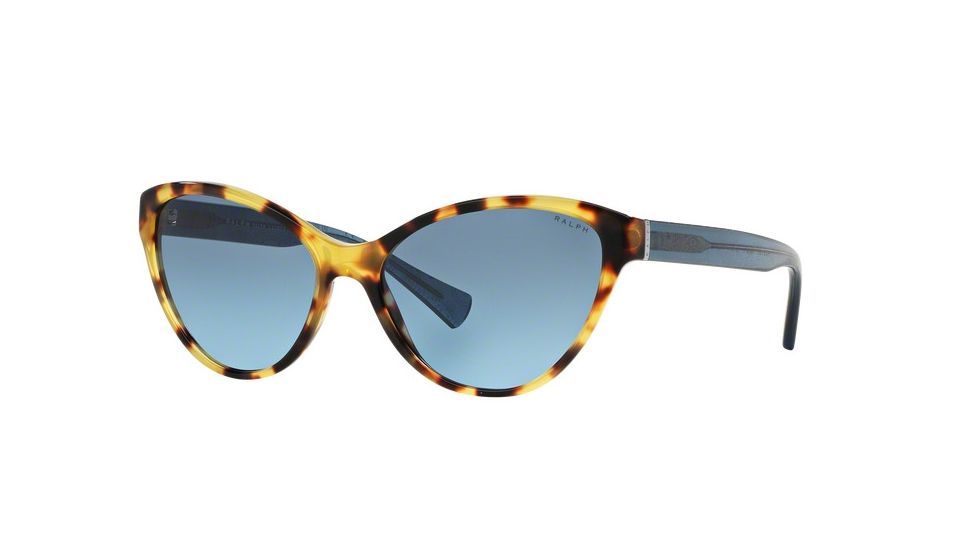 Ralph RA5195 Sunglasses 142417-57 - Tokyo Tort/denim Blue Bandana Frame, Grey Blue Gradient Lenses