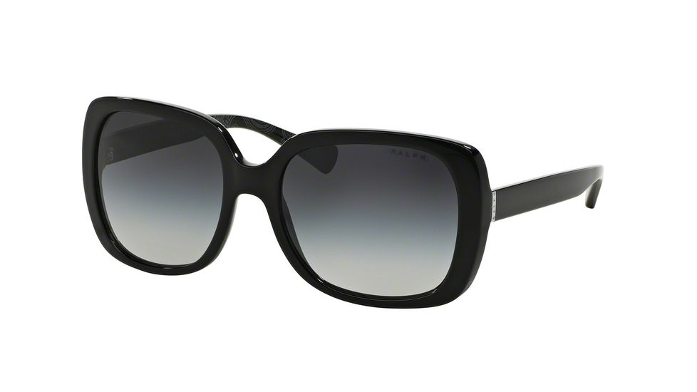 Ralph RA5198 Sunglasses 142311-56 - Black/black Bandana Frame, Grey Gradient Lenses