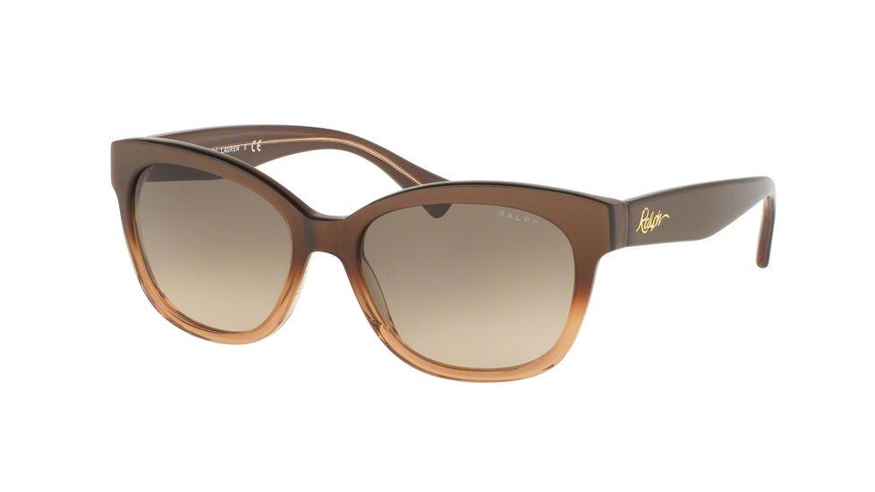 Ralph RA5218 Bifocal Prescription Sunglasses RA5218-15816G-55 - Lens Diameter 55 mm, Frame Color Brown Gradient/brown