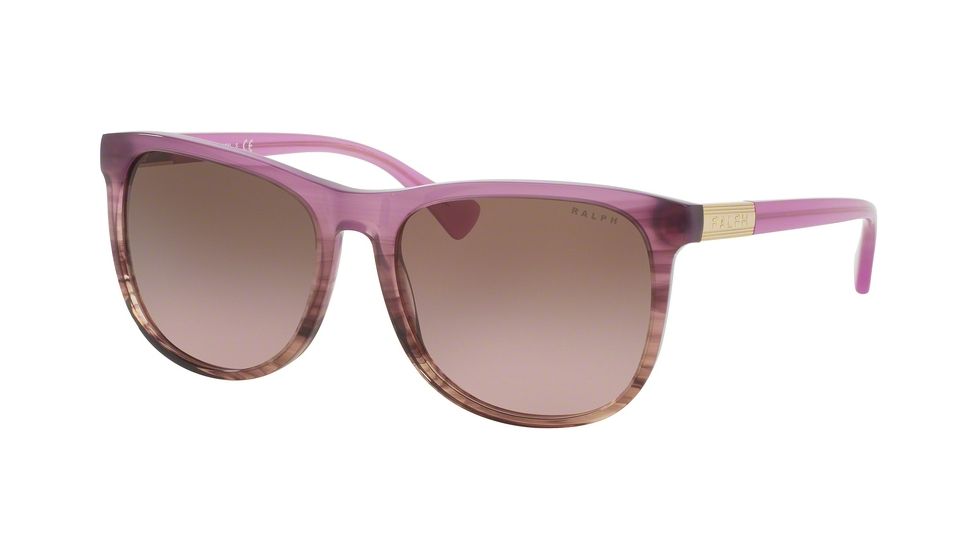 Ralph RA5224 Sunglasses 162814-58 - Berry Horn Gradient/ Berry Hrn Frame, Brown Rose Gradient Lenses