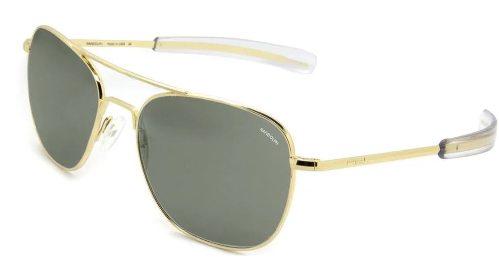 Randolph Aviator Progressive Prescription Sunglasses, 23K Gold Frame, AF81601-NYPR