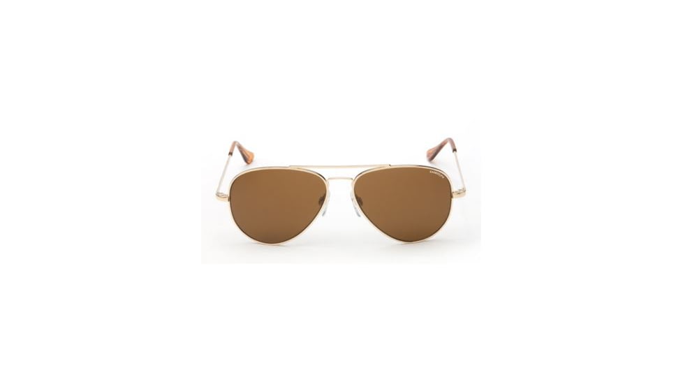 Randolph Concorde 23K Gold Frame, Tan Glass Lens, 23K Gold Frame, 57MM CR71412