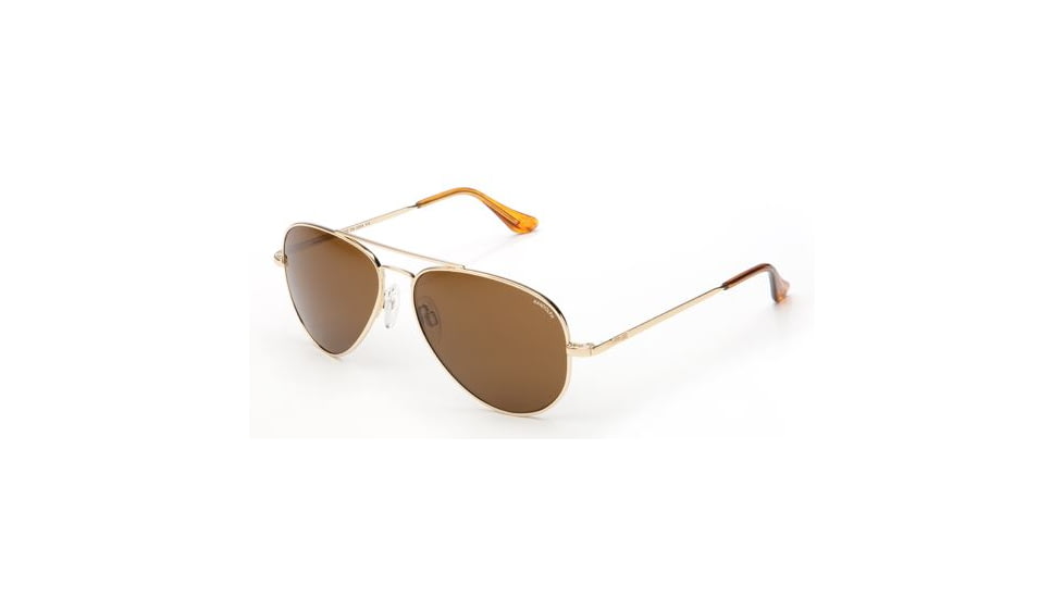 Randolph Concorde 23K Gold Frame, Tan Glass Lens, 23K Gold Frame, 57MM CR71412