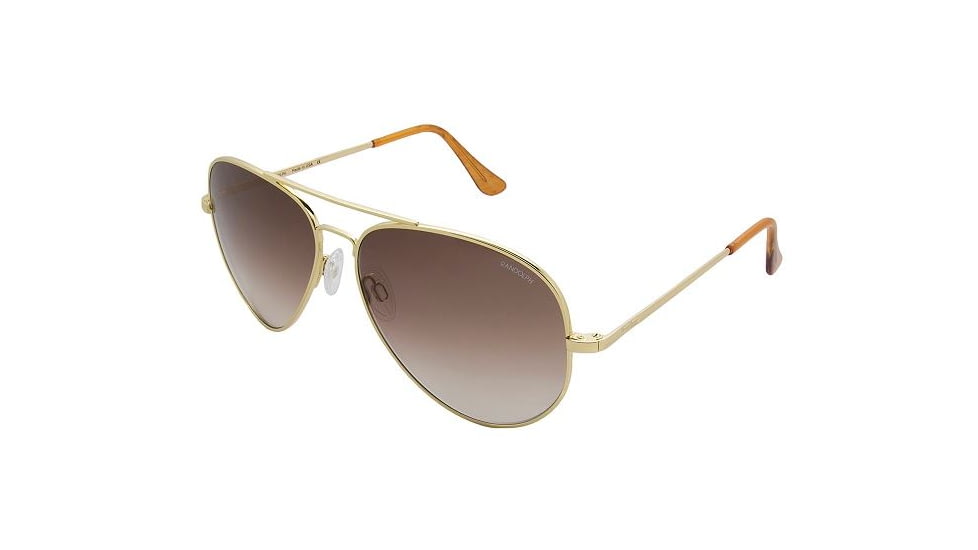 Randolph Concorde 23K Gold Frame, Tan Gradient Nylon Lens, 23K Gold Frame, 61MM CR11404-NY