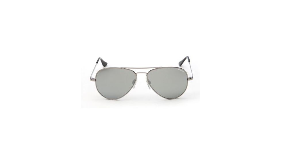 Randolph Concorde Gun Metal Frame, Gray Flash Mirror Glass Lens, Gun Metal Frame, 57MM CR7R463