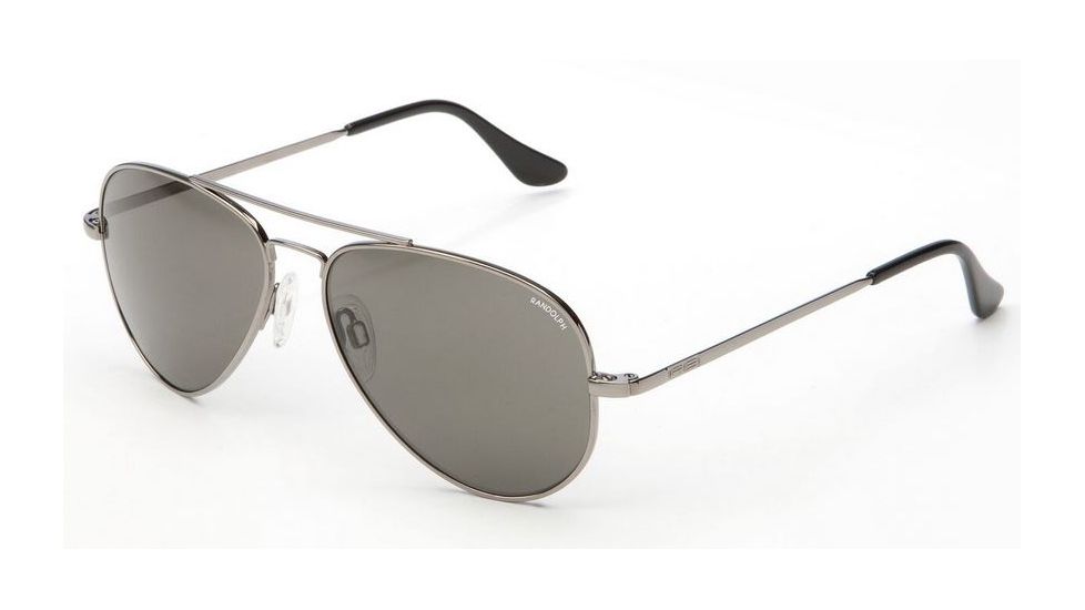 Randolph Concorde Bifocal Prescription Sunglasses, Gun Metal Frame, CR1R411BI