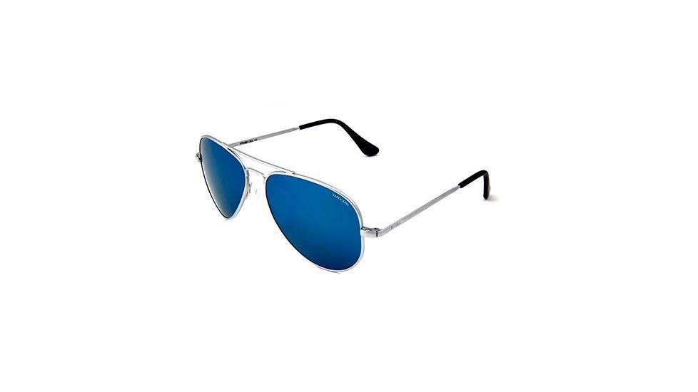 Randolph Concorde Matte Chrome Frame, Blue Sky PC Lens, Matte Chrome Frame, 61MM CR14468-PC
