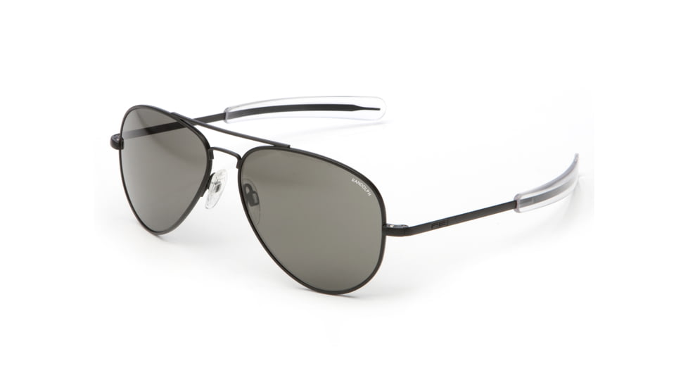Randolph Concorde Bifocal Prescription Sunglasses, Matte Black Frame, CR72611BI
