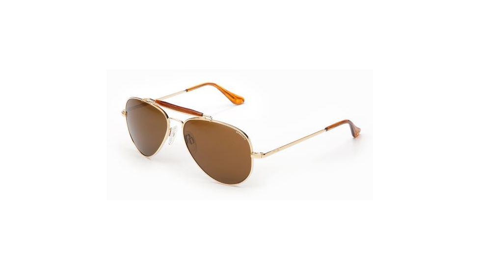 Randolph Sportsman Bifocal Prescription Sunglasses, 23K Gold Frame, SP11412BI