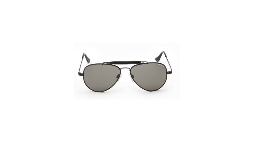 Randolph Sportsman Bifocal Prescription Sunglasses, Matte Black Frame, SP72411BI