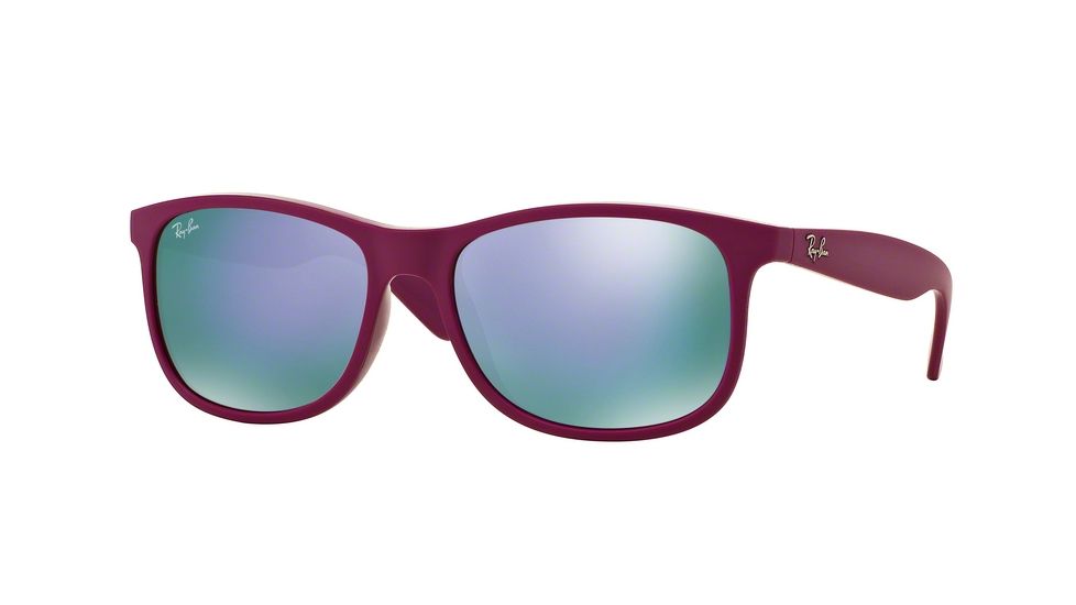 Ray-Ban Andy F RB4202F Bifocal Prescription Sunglasses RB4202F-60714V-57 - Lens Diameter 57 mm, Frame Color Matte Violet