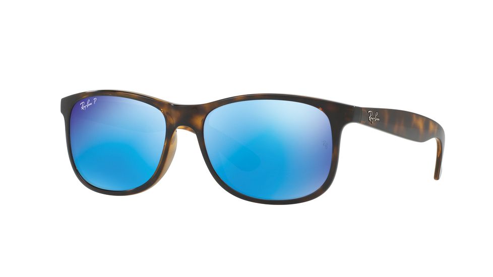 Ray-Ban ANDY F RB4202F Bifocal Prescription Sunglasses RB4202F-710-9R-57 - Lens Diameter 57 mm, Frame Color Shiny Havana