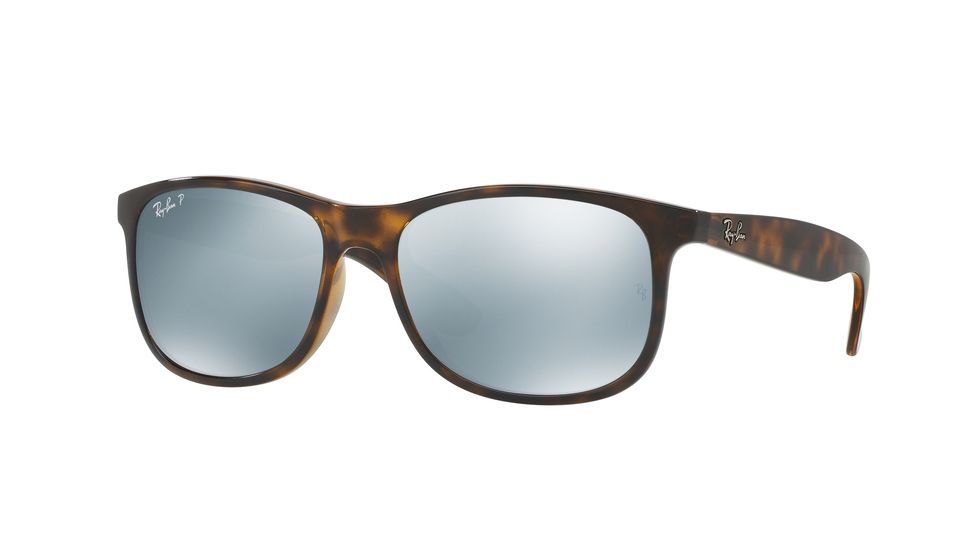 Ray-Ban ANDY F RB4202F Bifocal Prescription Sunglasses RB4202F-710-Y4-57 - Lens Diameter 57 mm, Frame Color Shiny Havana