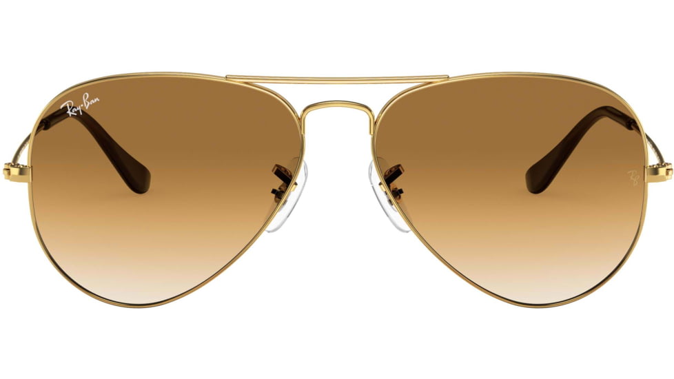 Ray-Ban Aviator Large Metal RB3025 Sunglasses, Arista Crystal Brown Gradient, RB3025 001/51-6214