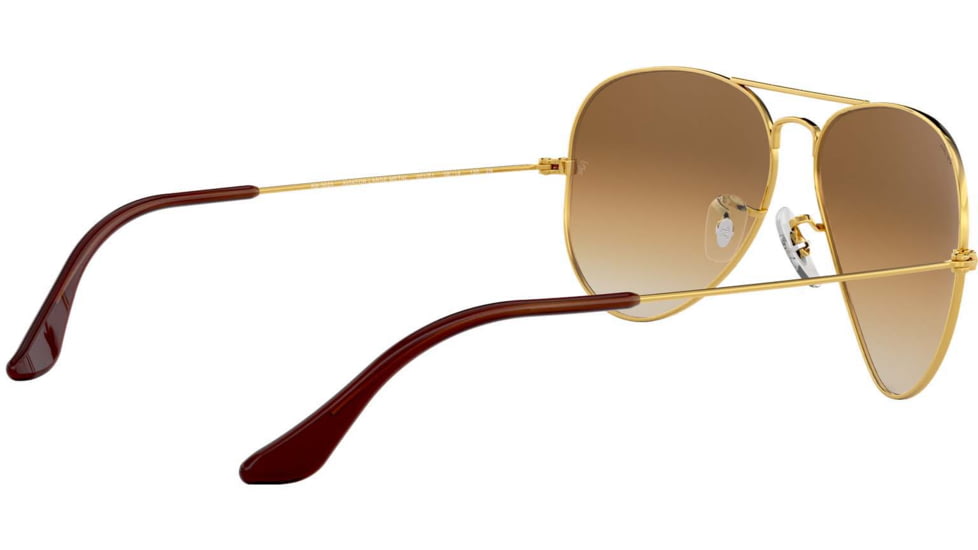 Ray-Ban Aviator Large Metal RB3025 Sunglasses, Arista Crystal Brown Gradient, RB3025 001/51-6214