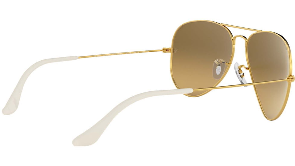 Ray-Ban Aviator Large Metal RB3025 Sunglasses, Arista Crystal Brown Mirror Silver Gradient, RB3025 001/3K-5814