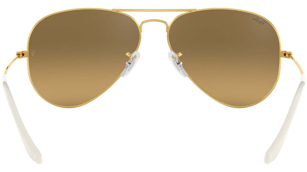 Ray-Ban Aviator Large Metal RB3025 Sunglasses, Arista Crystal Brown Mirror Silver Gradient, RB3025 001/3K-5814