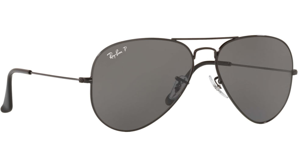 Ray-Ban Aviator Large Metal RB3025 Sunglasses, Black, 58, RB3025-002-48-58